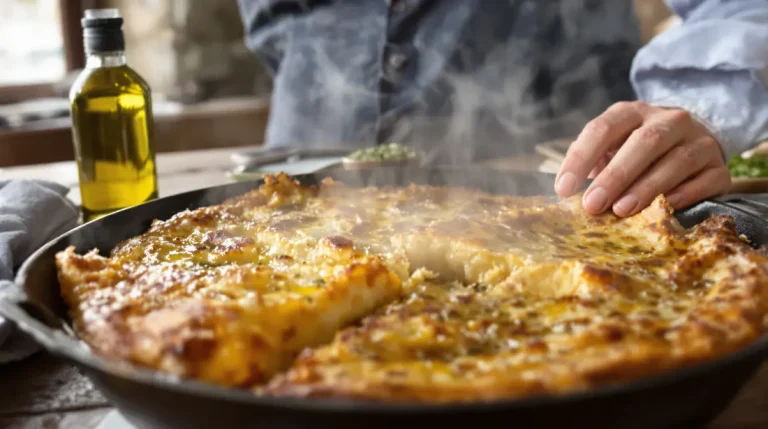 Accueil Ce plat génois ancestral aux pois chiches, croustillant et fondant, sublime chaque repas d’hiver