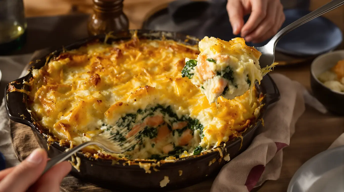« Je ne cuisine plus que ça le dimanche » : mon parmentier au saumon moelleux a conquis ma famille « Je ne cuisine plus que ça le dimanche » : mon parmentier au saumon moelleux a conquis ma famille