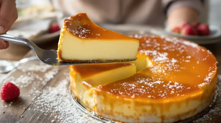 « Mon flan pâtissier sans pâte est irrésistible » : léger, fondant et prêt très vite pour le goûter